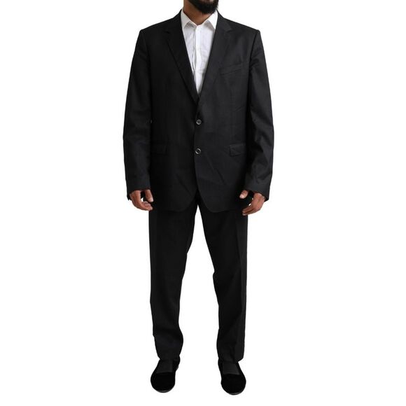 Dolce & Gabbana Black MARTINI Single Breasted 2 Piece Men's Suit